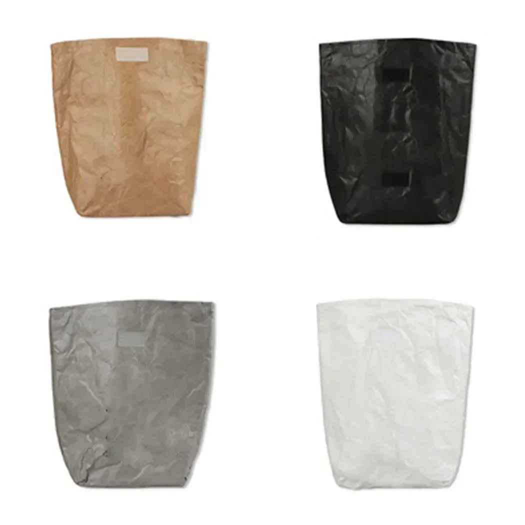 

Multi Color Waterproof Sealed Bag Insulation Bag Kraft Paper Lunch Packaging Bag Office Workers Portable Tear Resistant Washable