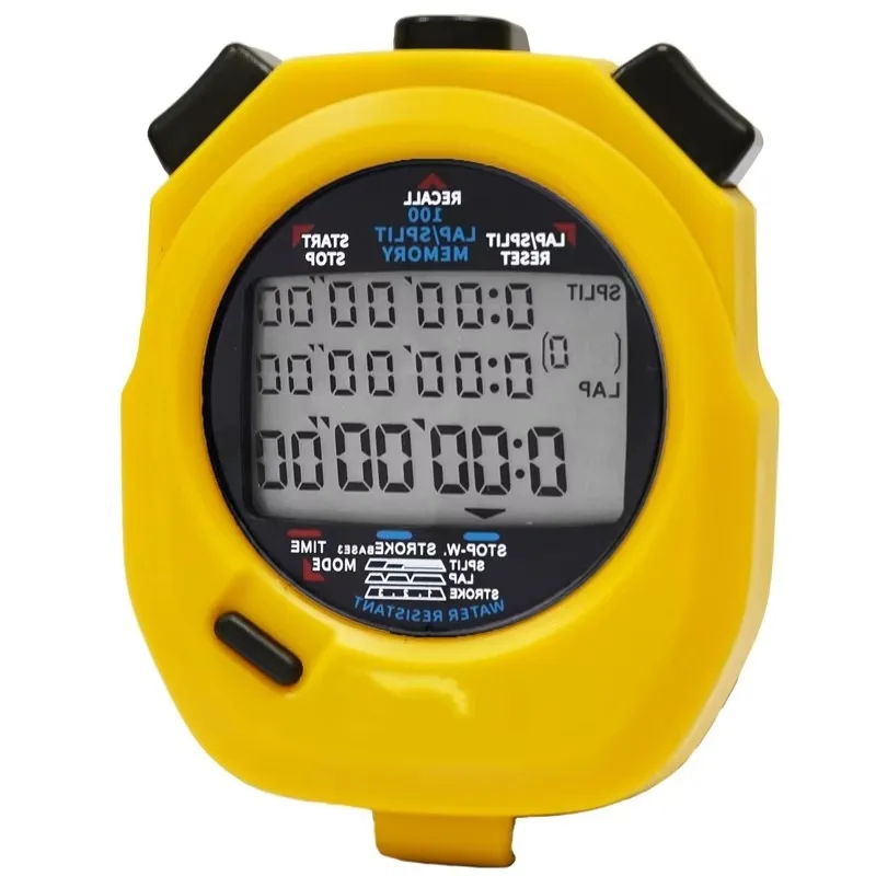 Professional digital sports stopwatch stopwatch timer tool waterproof chronograph digital stopwatch