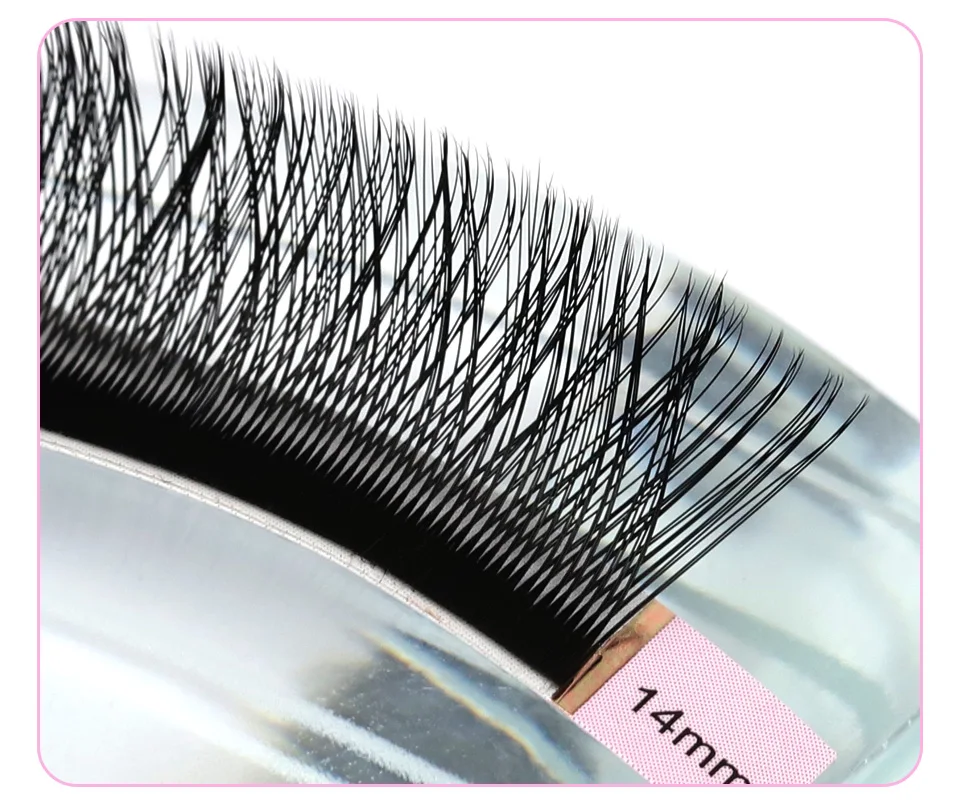 Yy einzelne Wimpern w geformte Blüte 2d 3d 4d automatische Blüte vorgefertigte Fans Wimpern verlängerungen weiches Licht blühende Cillios – Detail 25
