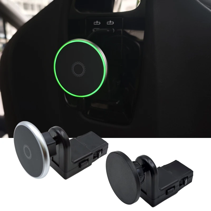 

For BMW IX X5 X6 X7 5 7 Series I5 G60 2023 2024 2025 X3 G45 Car Seat Phone Magnetic Wireless Charger Stand Pad Holder Trim