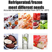 Alpicool 22L Mini Fridge 110V/220V Strong Cooling Car Refrigerator 12V/24V Portable Compressor Car Home Outdoors Cooler Freezer
