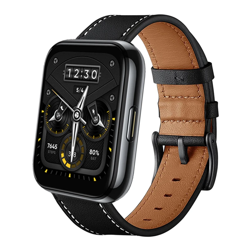 Leather Strap Metal Band for Realme Watch 2 2 Pro 3 3 pro Smart Accessories Stainless steel Wristband for realme Watch S/S Pro