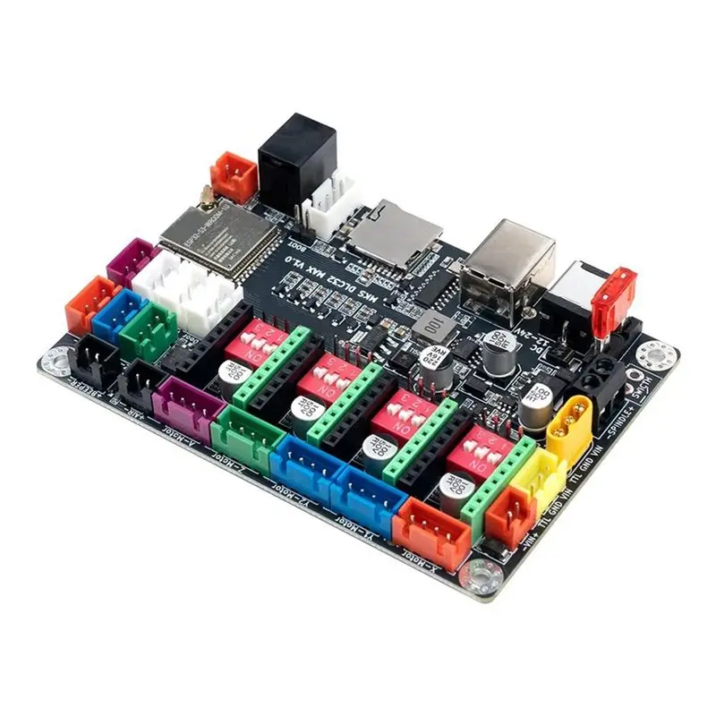 PORK-Laser Engraving Machine MKS DLC32 MAX CNC Router Board Motherboard With T-Armor 24V Fan view 6