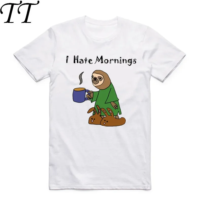 2024 мужские и женские забавные летние футболки с принтом Ленивец с коротким рукавом с круглым вырезом I Like Naps белая футболка мужские повседневные топы для фитнеса Swag футболки 2024 мужские и женские забавные летние футболки с принтом Ленивец с коротким рукавом с круглым вырезом I Like Naps белая футболка мужские повседневные топы для фитнеса Swag футболки