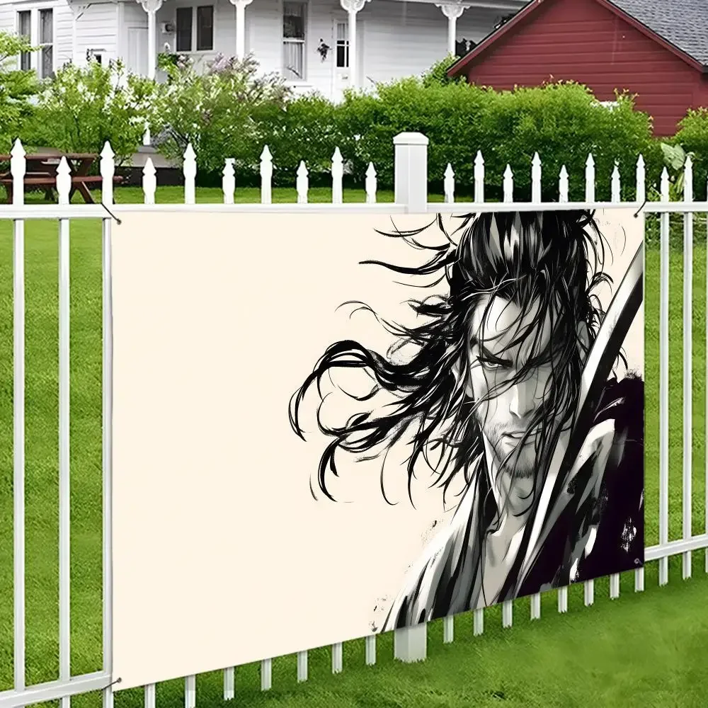 Miyamoto V-Vagabond M-Musashi Flags Wall Hanging Tapestry Outdoor Decorative flag Background Blanket