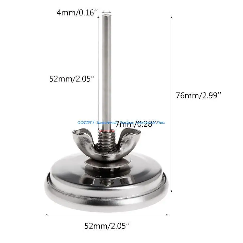 367D BBQ Grill Thermo meter 550F for Butterfly Mother Smoker Heat Indic