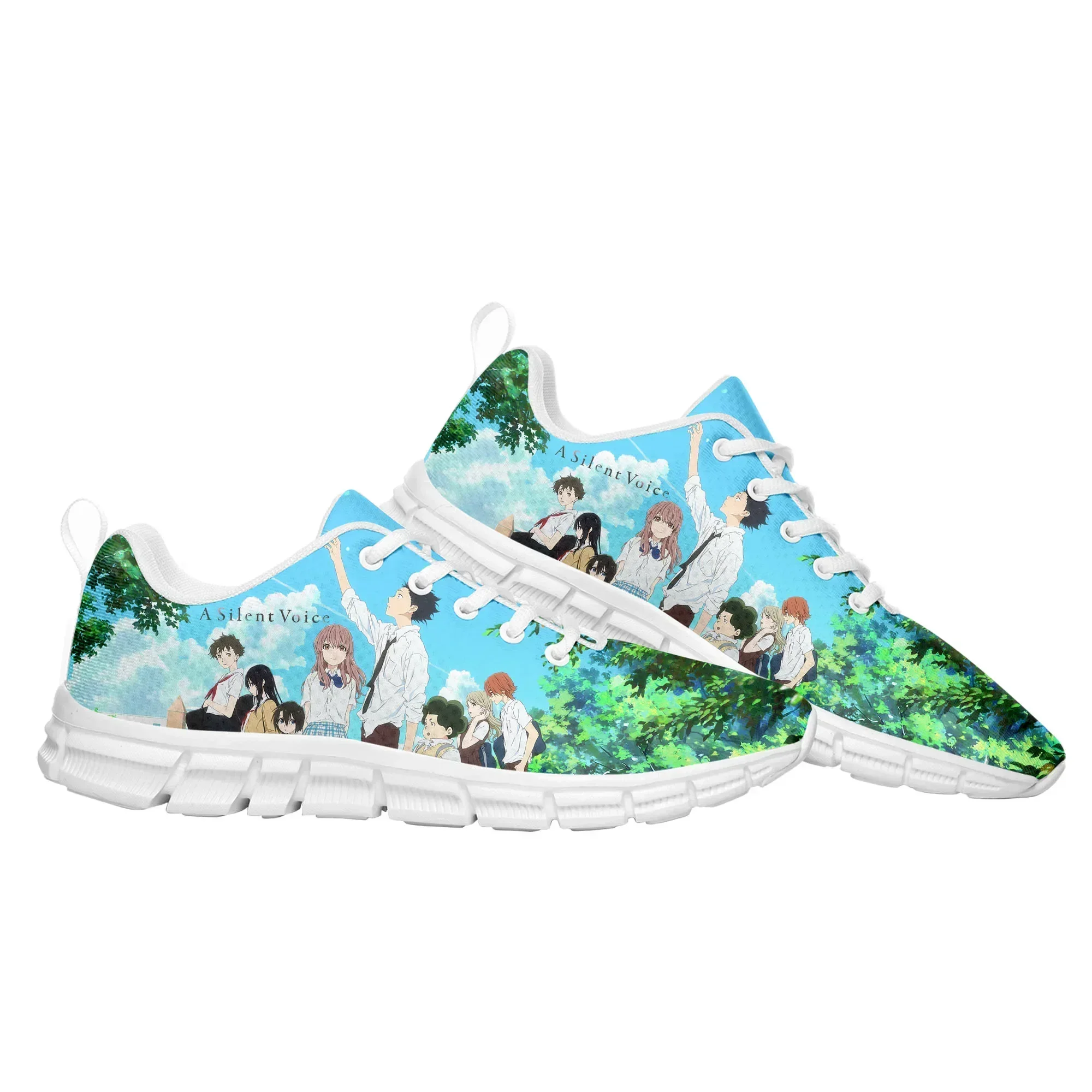 A Silent Voice Sports Shoes Mens Womens Comfortable Sneakers High Quality Japanese Manga Comics Sneaker Custom Shoe