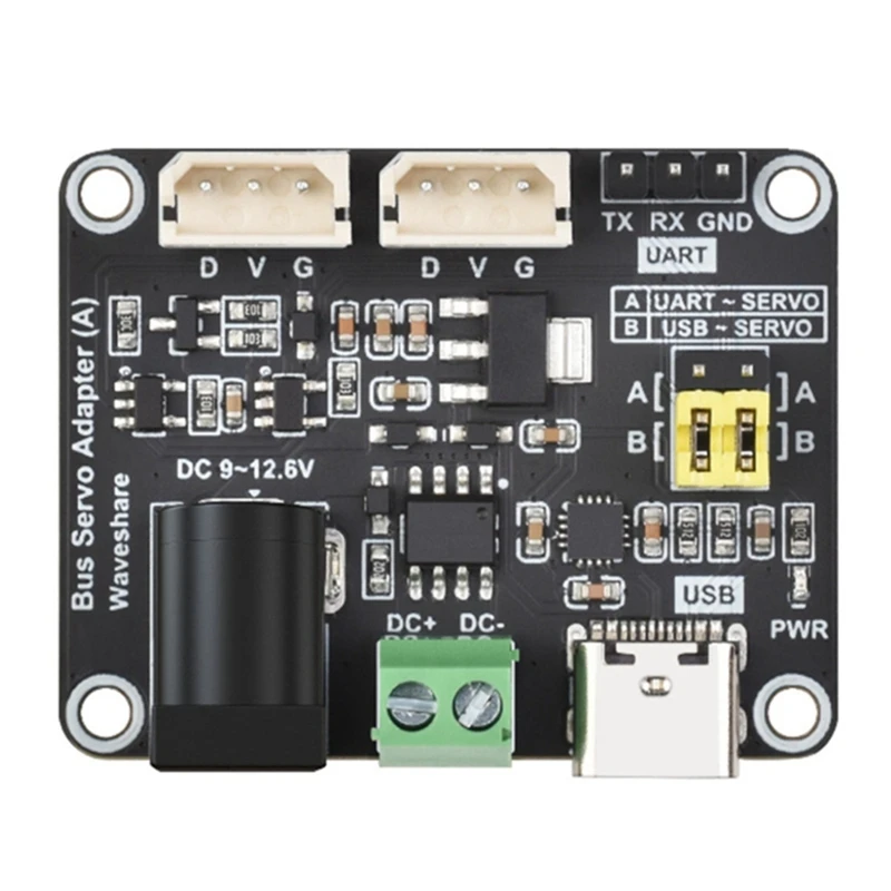 Serial Bus Servo Driver Board Integrates Servo Power Supply And Servo Controller For Raspberry Pi/For Arduino/ESP32