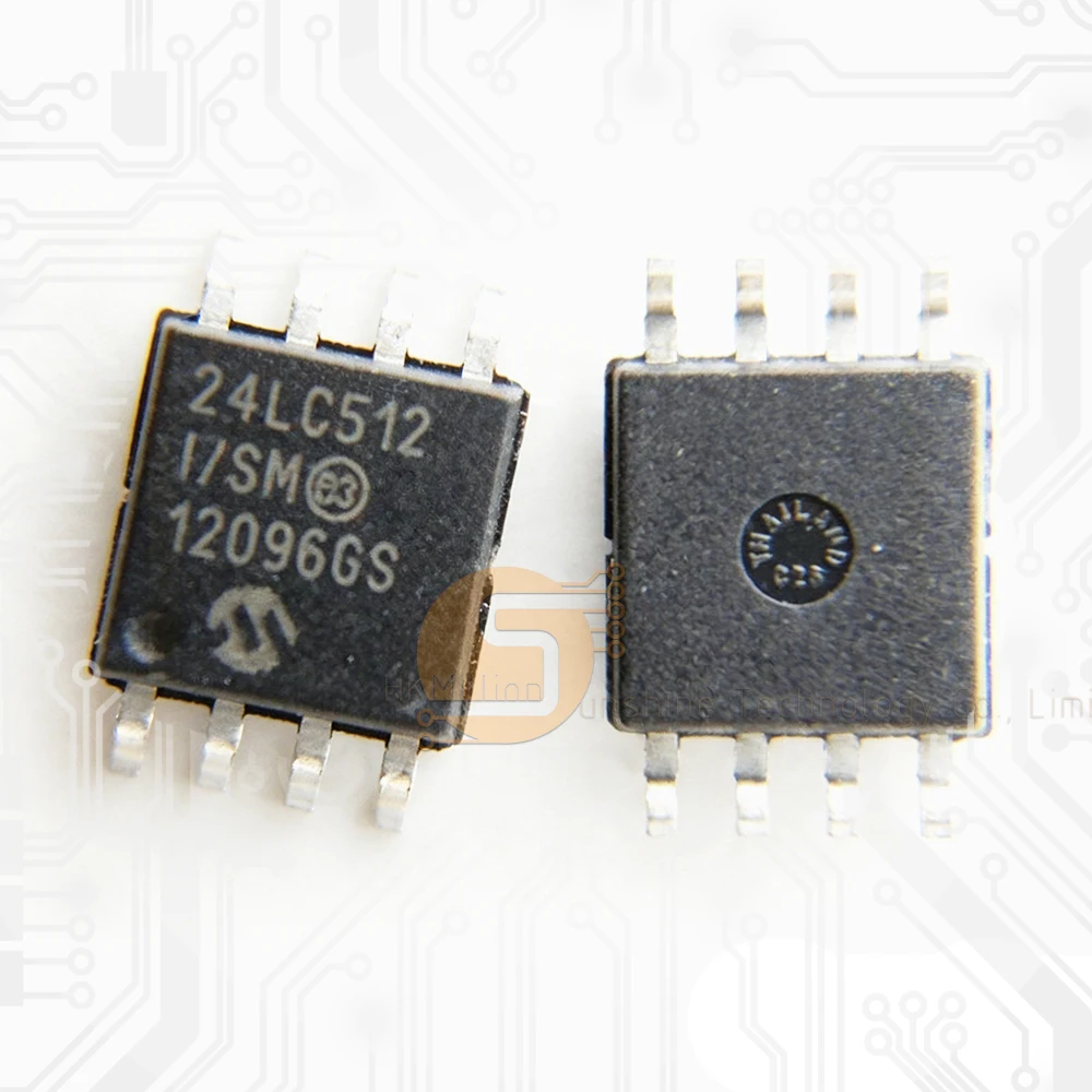 50pcs 24LC512-I/SM 24LC512T-I/SM EEPROM Brand New and Original