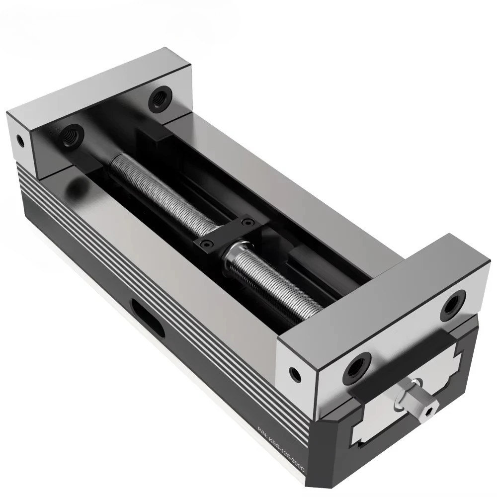 CNC KSF-125-300C/D 精密クイックリリースメカニックベンチセルフセンタリングバイス（ツールシステム固定具用）