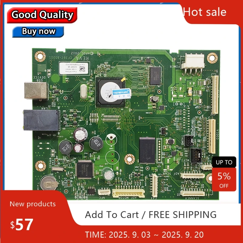

Original Mainboard CF387-60001 Formatter Board for HP M476DN 476DNW 476 m476 100% tested Motherboard Printer parts on sale