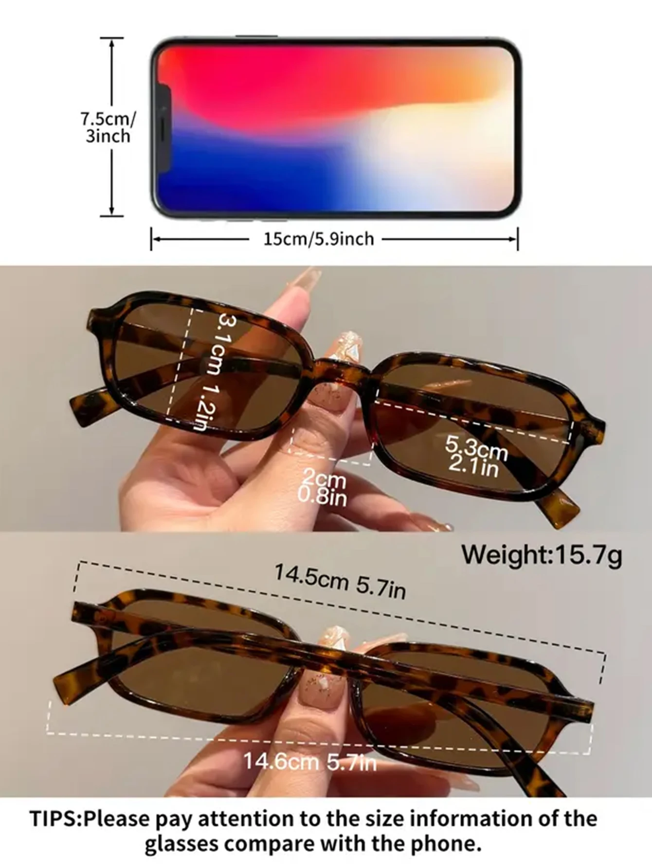 6-teiliges modisches ovales Brillen mit kleinem Rahmen, europäisches und amerikanisches klassisches, vielseitiges Set, mehrfarbige Kombination mit Geschenk – Detail 4