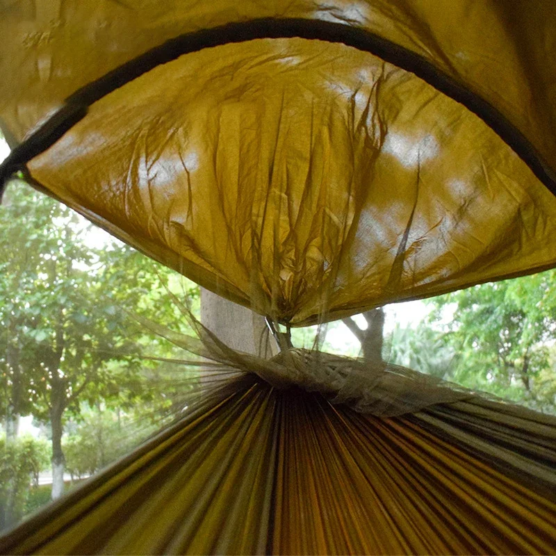 Altalena da esterno tenda amaca in Nylon impermeabile durevole Anti zanzara amaca appesa mobili da esterno attrezzatura da campeggio di sopravvivenza