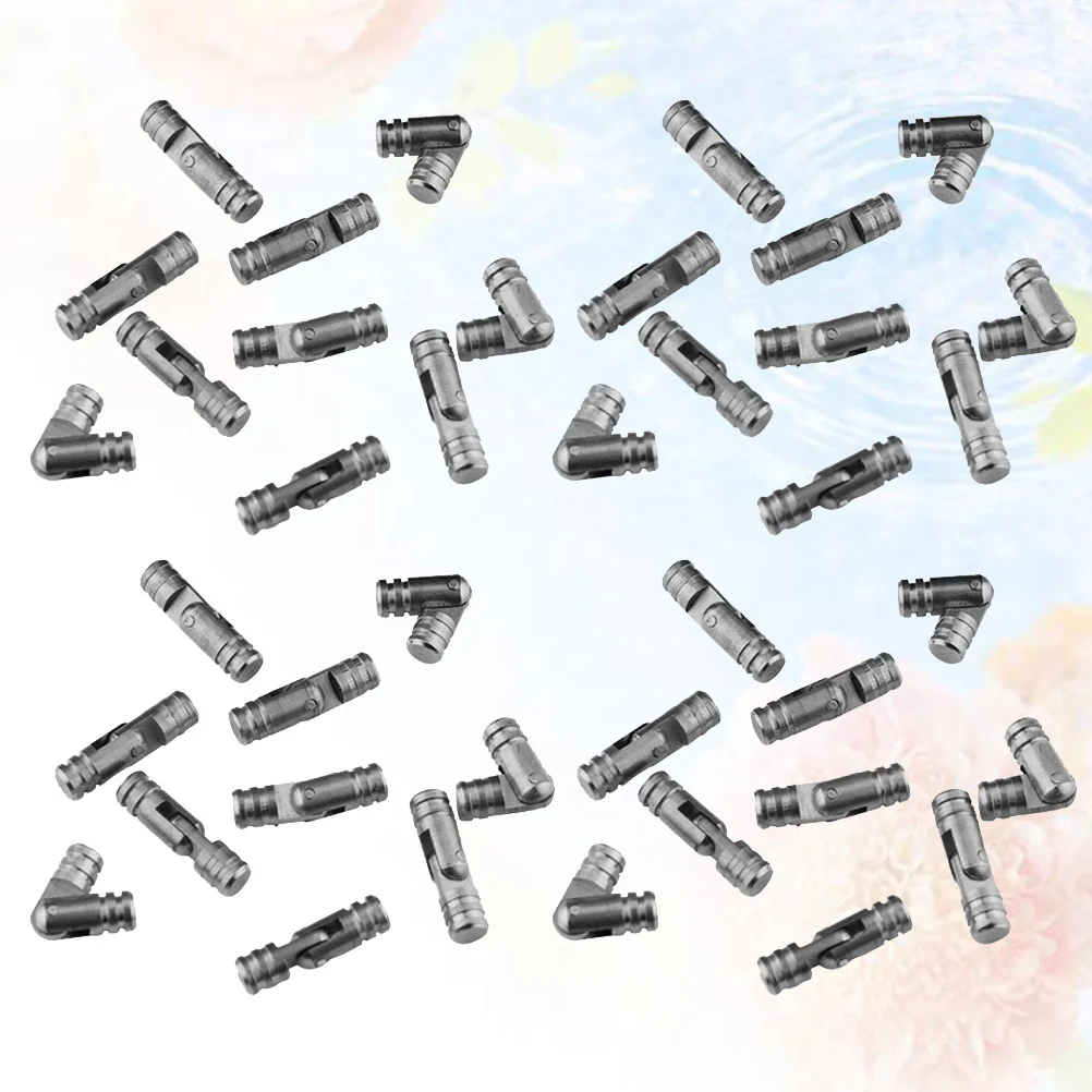 

50 шт. 5x25 мм самозакрывающиеся пружинные петли из нержавеющей стали для шкатулок и футляров, прочные цилиндрические петли для коробок