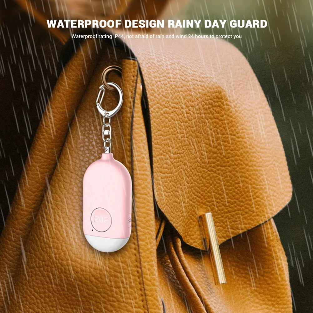 ZK30 130dB Alarm with LED Light Portable Emergency Self Defense Device