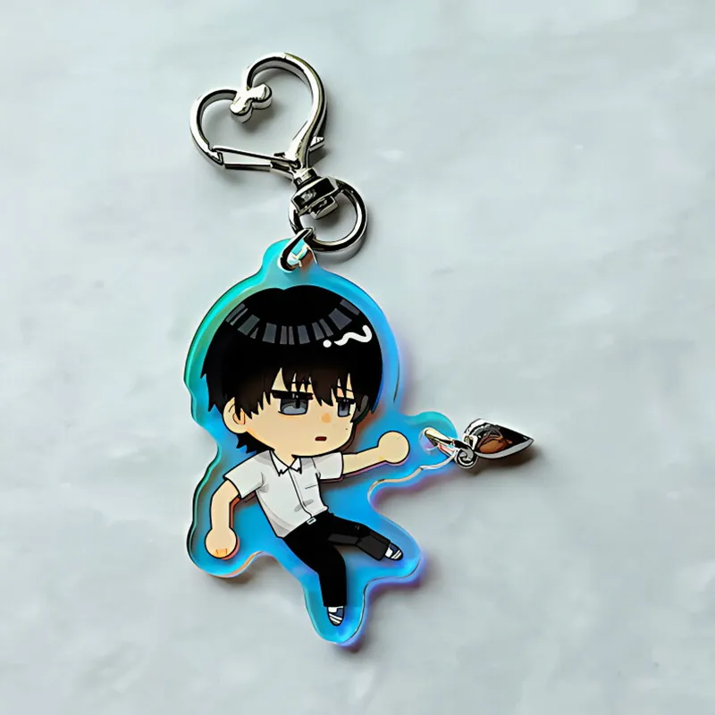 Adorable Anime Keychain Charms Pair Design