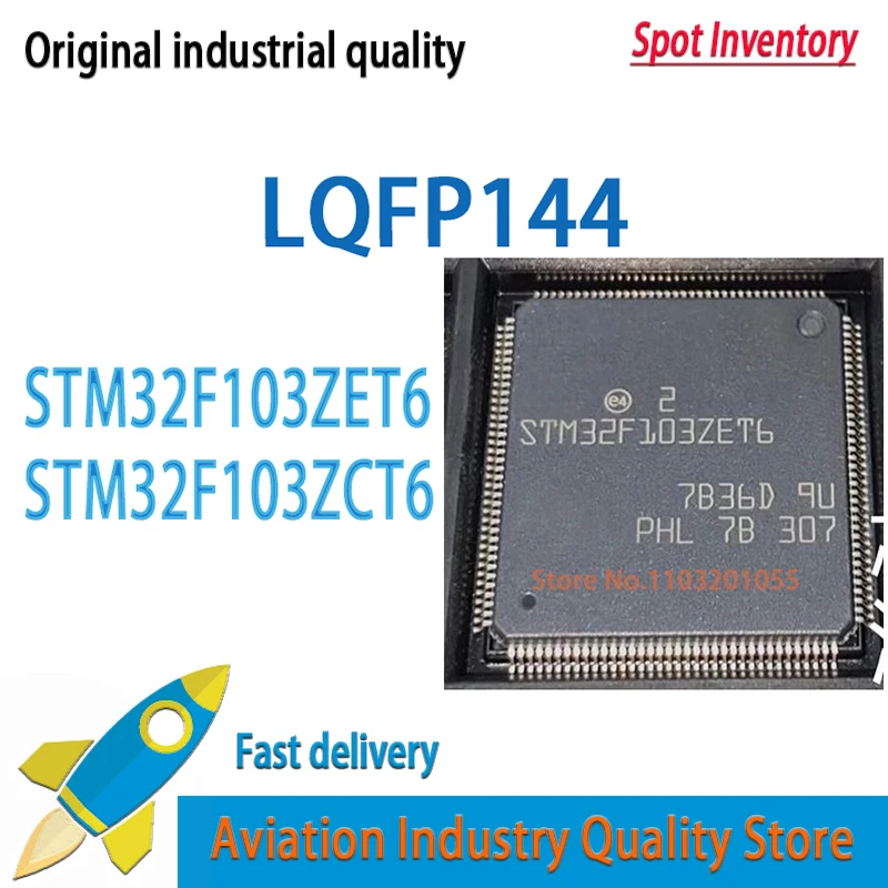 

10PCS/LOT STM32F103ZET6 STM32F103ZE LQFP144 STM32F103ZCT6 STM32F103ZC STM32F103 Brand new in stock