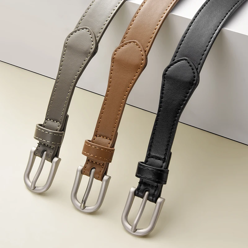 High Quality Women's Pin Buckle Casual Belt Simple and Fashion Women's Style Coat Dress Belt Trendy Women's Birthday Party  Gift