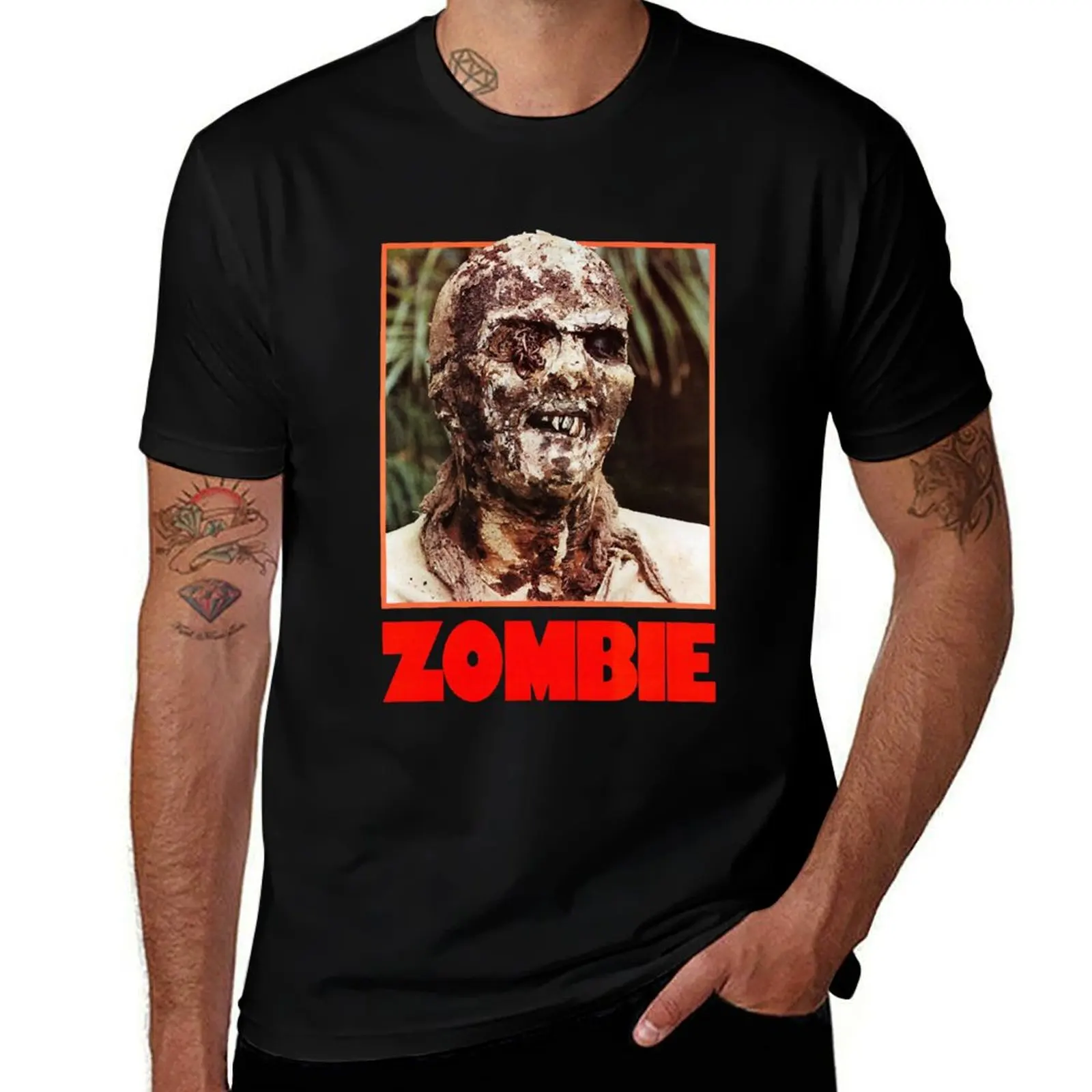 Cool lucio fulci film Zombie 1979 Lucio Fulci T-Shirt Novelty Graphic Tee Shirt