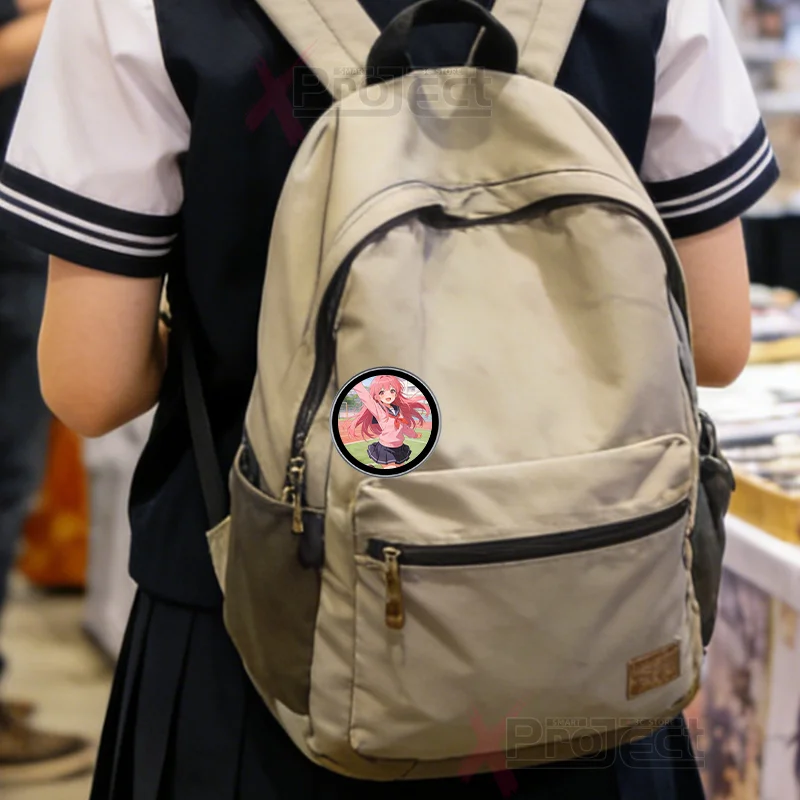 

Cyber E-Badge Electronic Display Screen Anime Otaku Bluetooth Support Images/Videos Multi-Image Touch Control Personalized Gifts