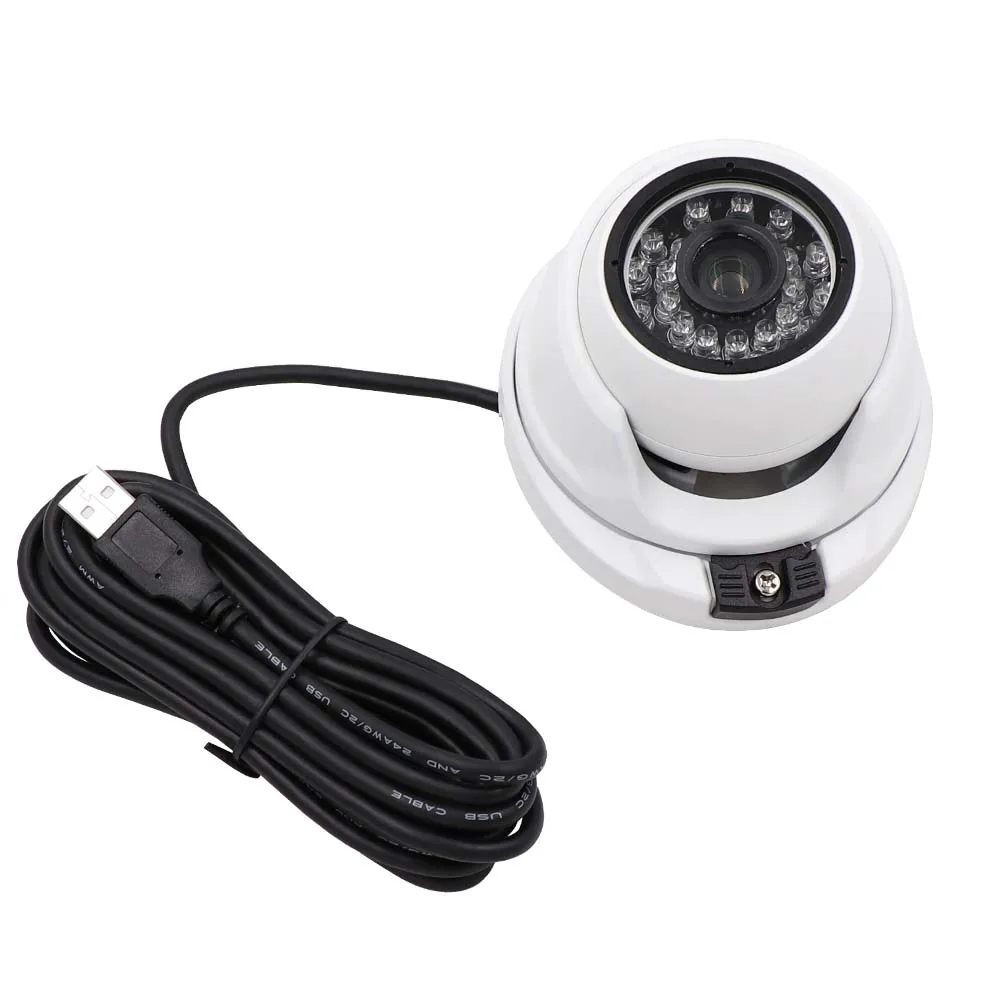 

2MP 1080P 1MP 720P IR Led Day Night Vision Dome Vandal-Proof USB Camera UVC Plug Play Webcam for Android Linux Windows Mac