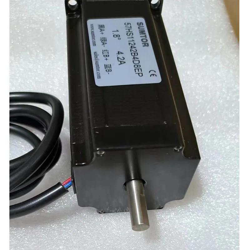 Nema23ステッピングモーター,2相,4線式,112mm,3nm1.8 °,シャフト長4.2a,21mm,ダブルシャフト直径8mm,高性能,ハイブリッドモーター