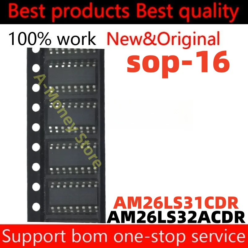 

(10pcs)AM26LS32 AM26LS31 AM26LS31C AM26LS32AC AM26LS31CDR AM26LS32ACDR sop-16