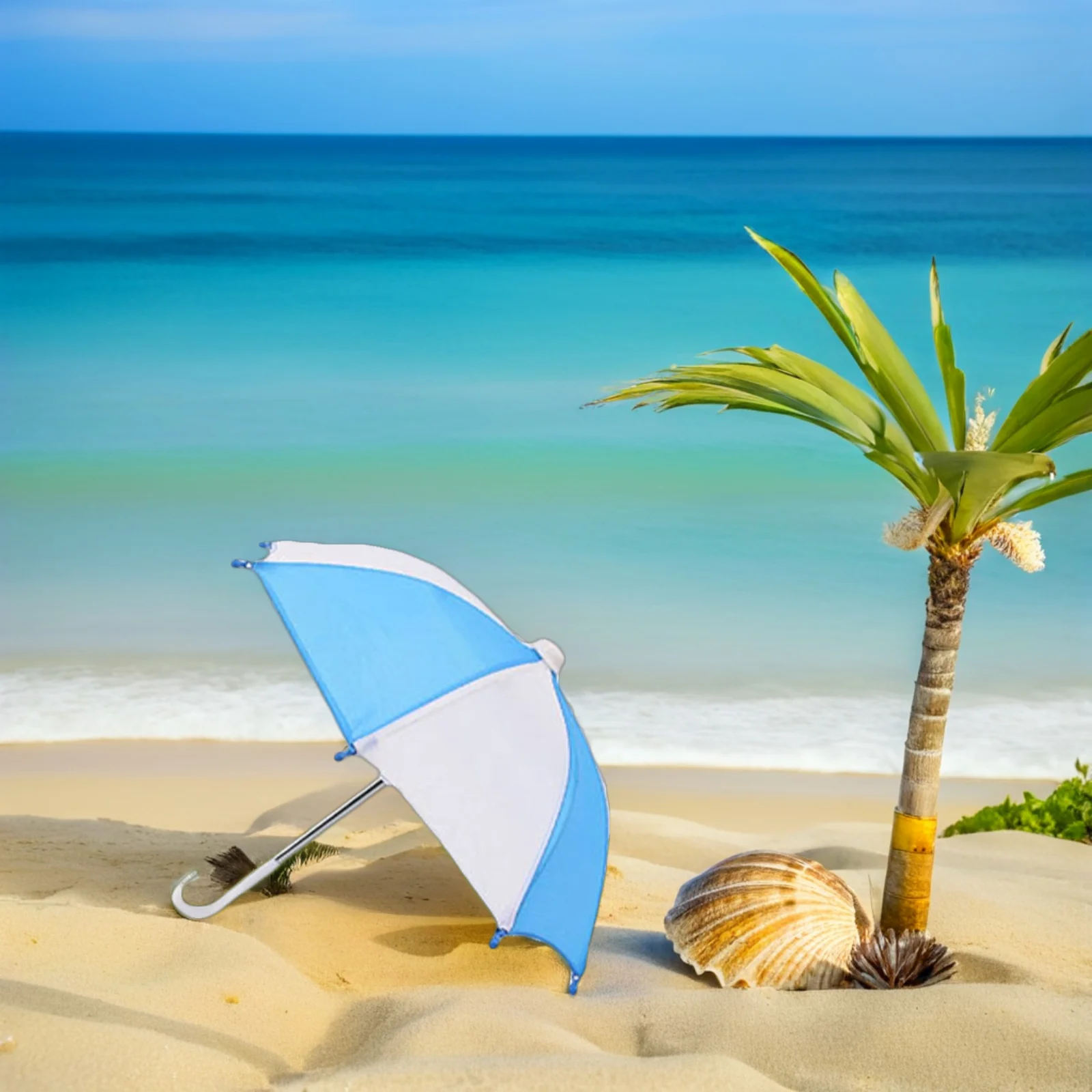 

8 шт. миниатюрный зонт для дома, солнечный дождливый нежный крошечный тканевый аксессуар для украшения кукольного домика