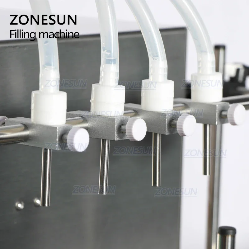 ZONESUN ZS-DTPP4F Desktop Automatic Filling Machine Ink Disinfectant Eye Drop Hydrochloric Biological Liquid Bottle Filler