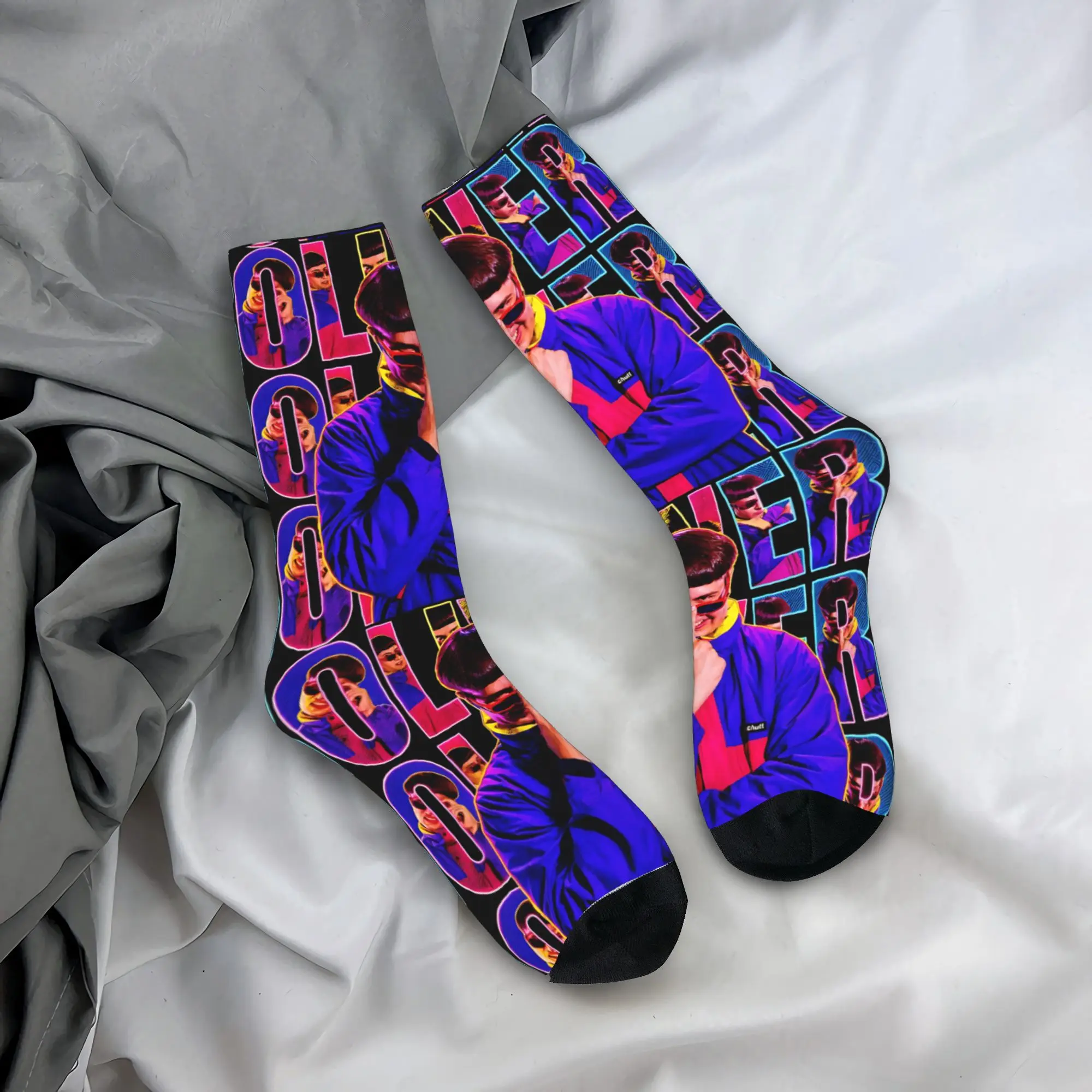Fashion In loving memory OT Oliver Tree Soccer Socks  Polyester Long Socks for Unisex Sweat Absorbing