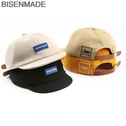 BISENMADE VINTAGE Baseball Cap For Men And Women Cotton Soft Top Hats Summer Sun Caps Casual PU Back Buckle Hat Unisex Visors