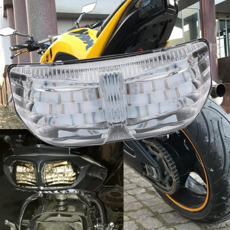 Rear Turn Signal Light Integrated LED Tail Light For Yamaha FZ8 Fazer 10-13 FZ1 Fazer 06-13