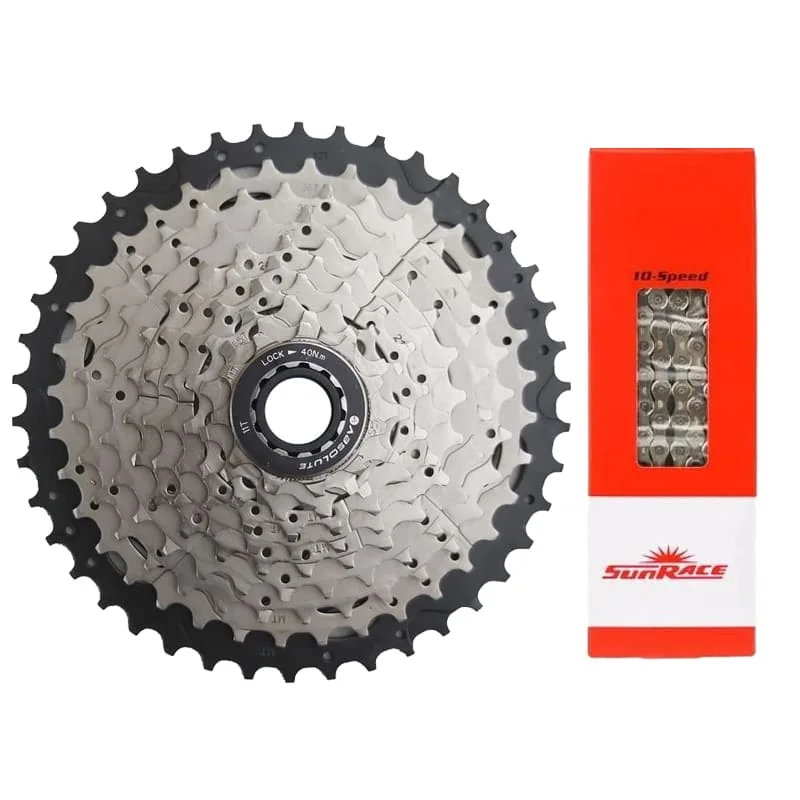 Cassette Bike Absolute Nickel Ultra 10v 11/42 + 10v Sunrace Current