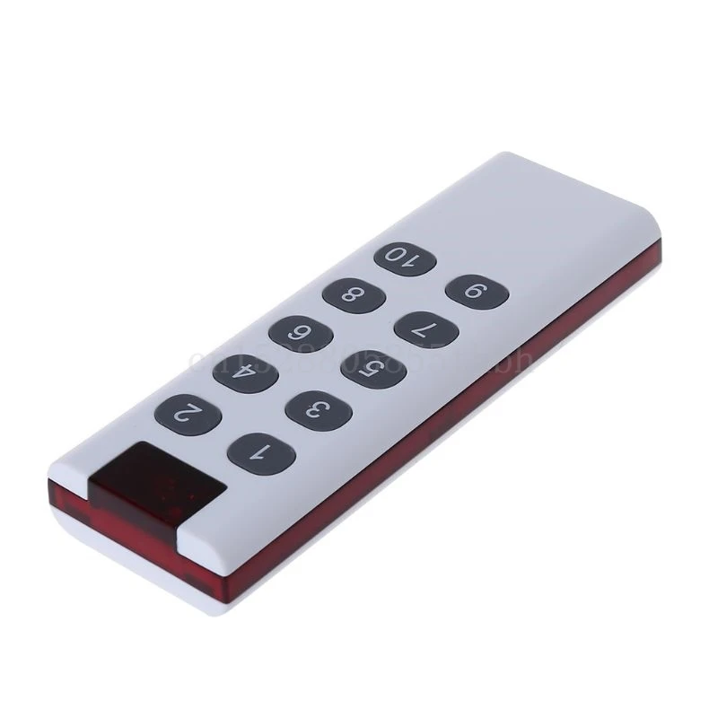 Universal Wireless Learning Code Digital Remote Controller Transmitter 1/2/3/4/6/8/10 Channels Buttons Keypad AK-7010TX