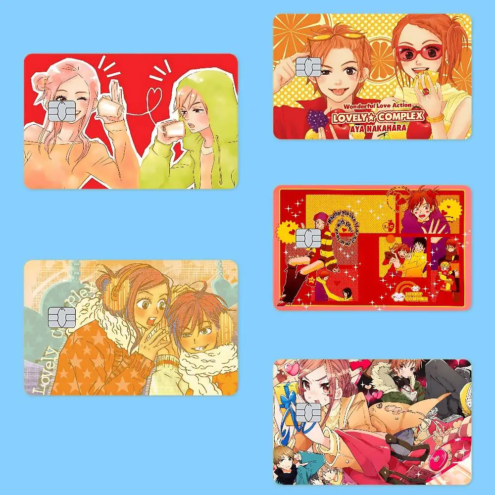 Pegatinas para tarjetas de crédito con diseño de anime, acabado mate, antiarañazos, aptas para tarjetas VISA, tarjetas de transporte público y tarjetas IC sin contacto.