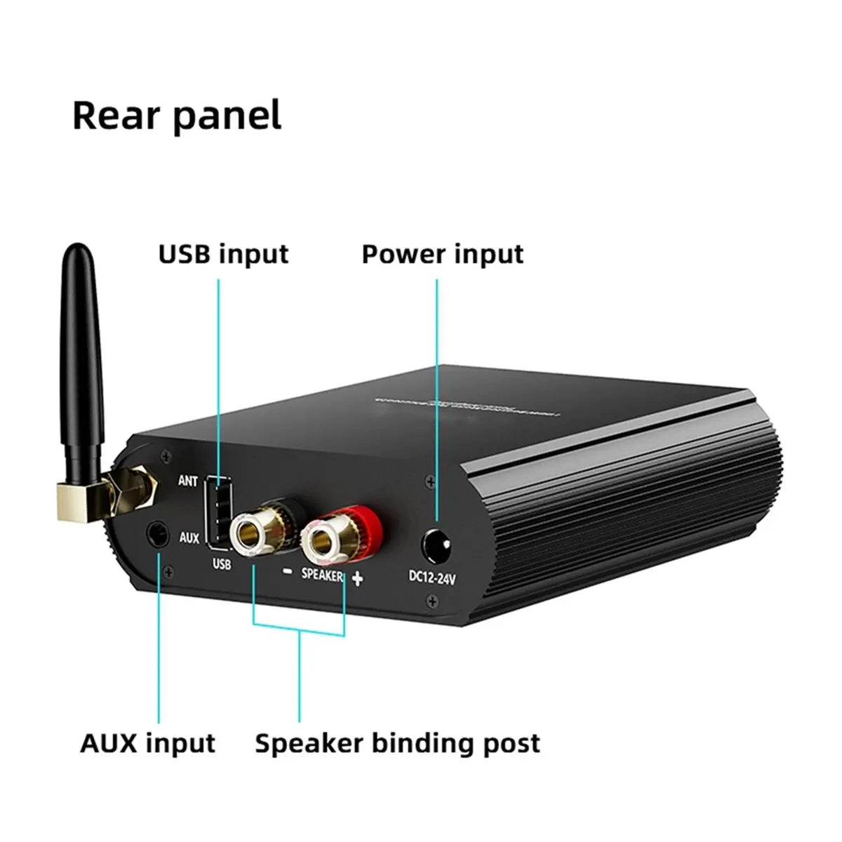 

YS-T100w TPA3116 100W Усилитель звука с Bluetooth 5.3, одноканальный, 12-24В, мини-усилитель с функцией Boost