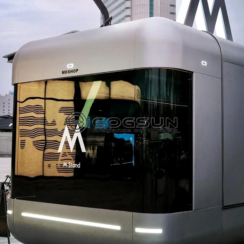 

Мобильный фургон-киоск для пиццы, тако и фастфуда со встроенным мобильным кофейным киоском и полным комплектом кухонного оборудования