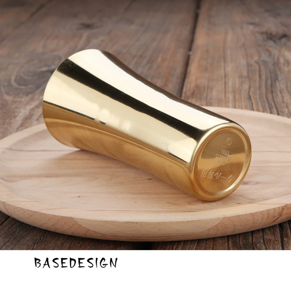 

304 Stainless Steel Golden Flower Vase Sturdy Mirror Polished Surface Decorative Metal Flower Vase for Home Decoration