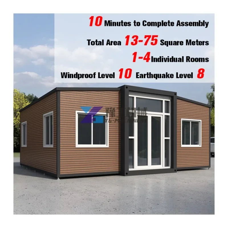 Customization Casa Porttiles Refabricated House Prefabricated Modern Expandable Container House for Meeting Room