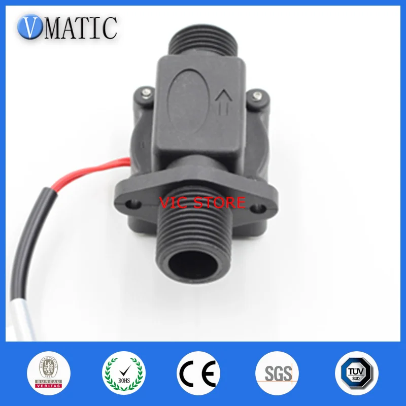 

Free Shipping G1/2" Fuel Meter Gps Differential VC678 Electronic Reed Sensor Plastic Magnetic Water Flow Switch