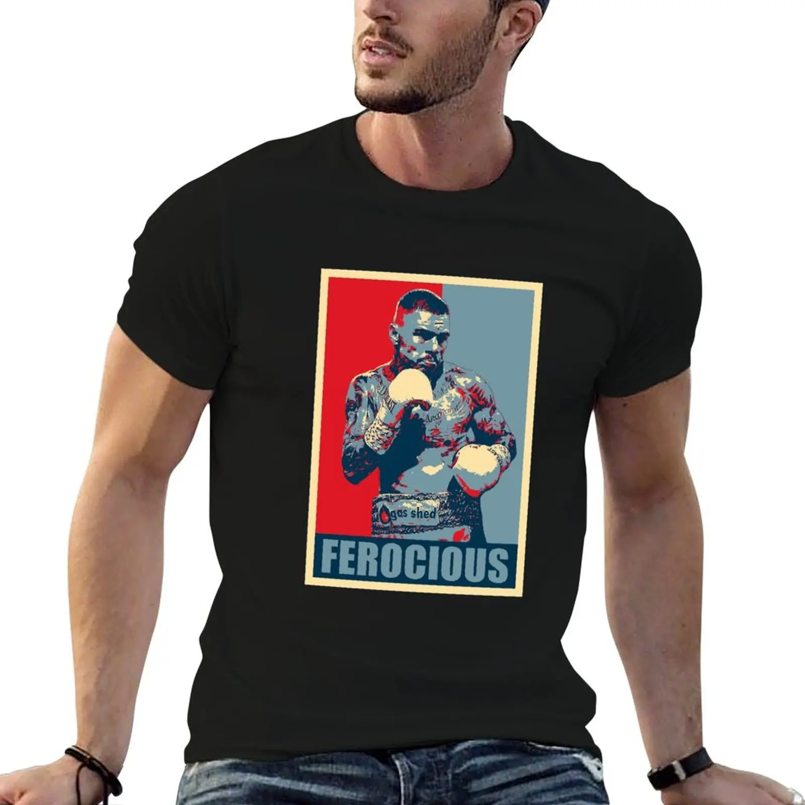 

George Ferocious Kambosos Jr Hope T-Shirt t shirts for man cotton soft cotton t shirt man T-Shirt
