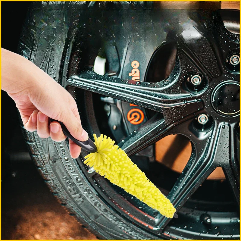 Effortlessly Clean Your Car Tire with This Drill Brush Auto Cleaning Tool Wash Accessories