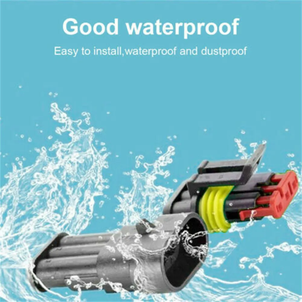 708pcs Car Waterproof Electrical Wire Automotive Connectors Plug with Pliers Kit