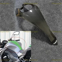 Carbon fiber coating Gas Fuel Tank Fairing Tank Cover Shield Plate Fit For KAWASAKI Z1000 Z 1000 2014 2015 2016 2017 2018-2023