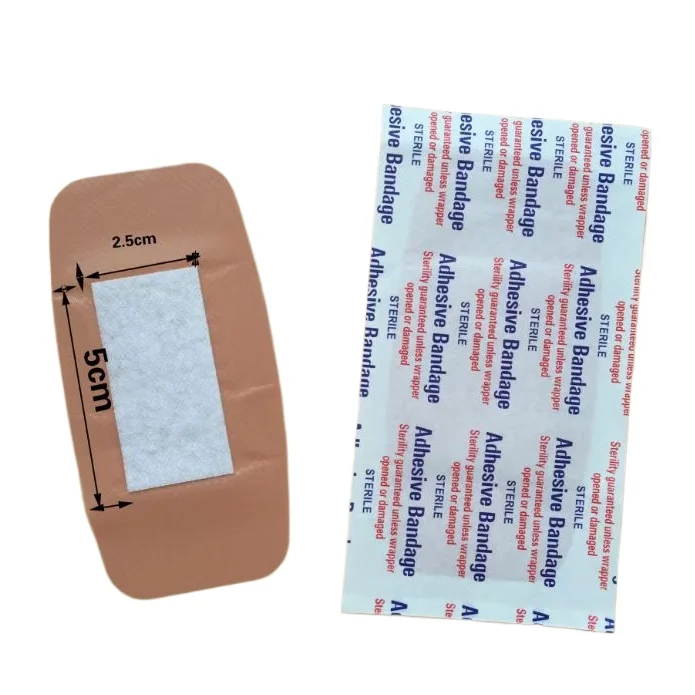 20pcs/set Large Patch Band Aid First Aid Strips Elestic Wound Plaster Dressing Tape Adhesive Bandages Skin Color Woundplast