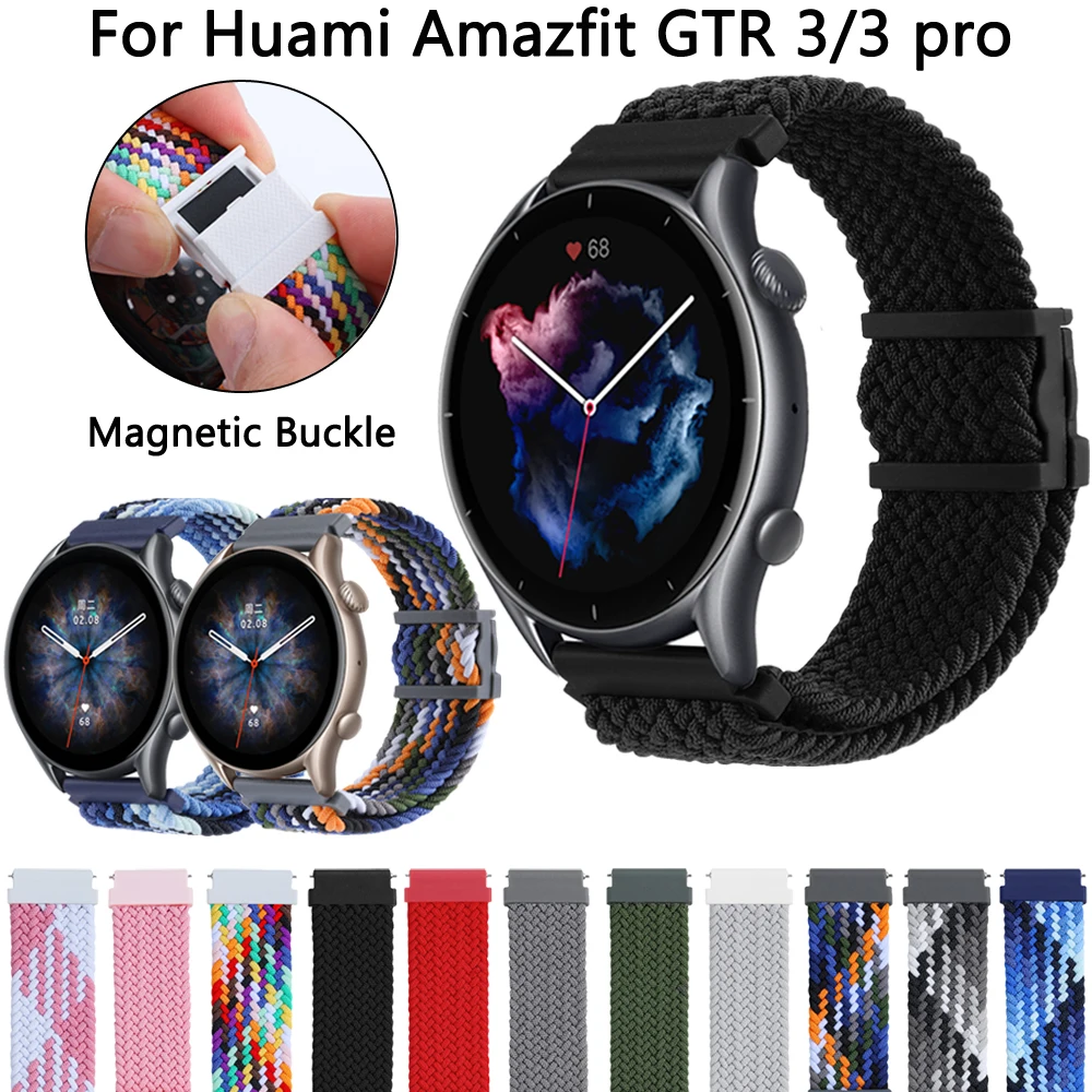 Ремешок силиконовый для смарт-часов Amazfit GTR 3 Pro, браслет для Amazfit GTR3 2 2e 47 мм Stratos 3 2s, 22 мм