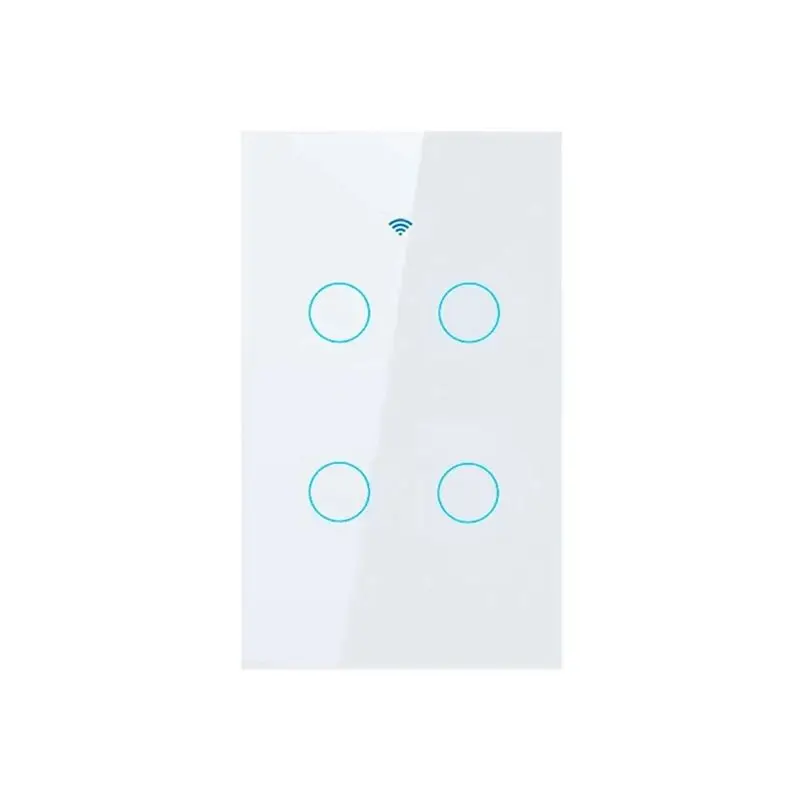 

Умный настенный выключатель SEWS-Tuya с Wi-Fi, без нейтрального провода, сенсорный, для LED-освещения, совместим с Alexa и Google, для умного дома