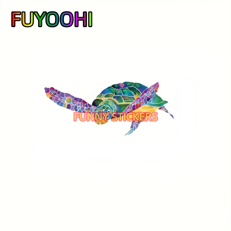 FUYOOHI Bright Turtle Car Decal: Waterproof & Sun Protection for Cars & Trucks!