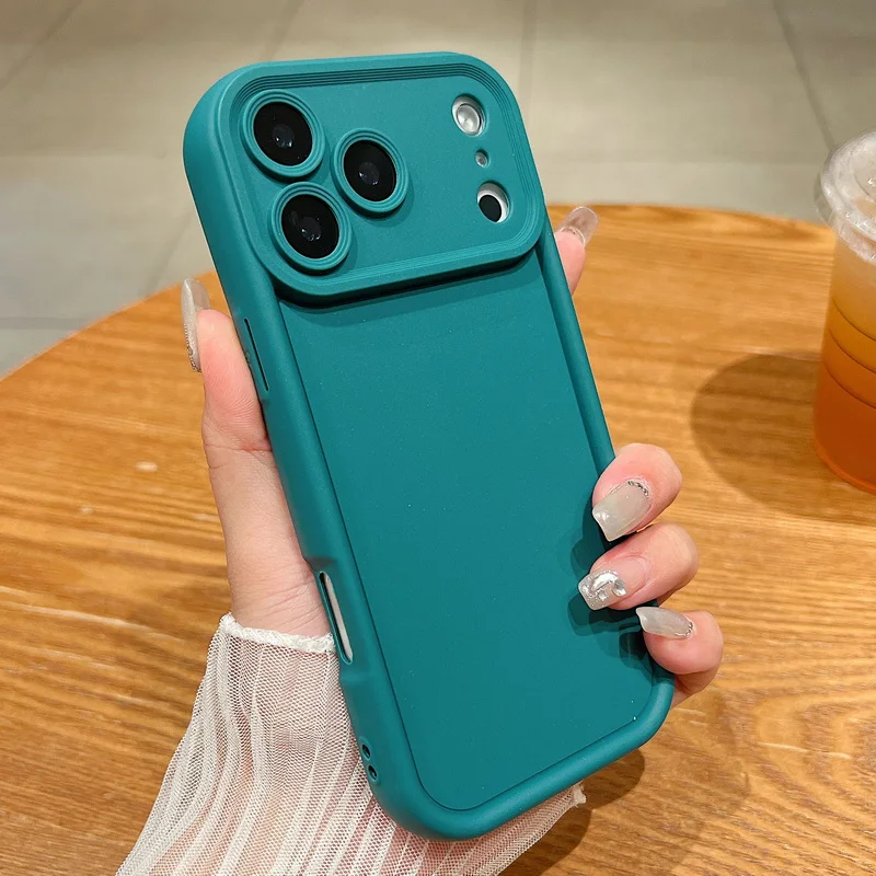 Bonbonfarbene Weiche Hülle für iPhone 18 Pro Max 17e 18 17 16 15 14 13 12 Pro Max 17 Pro 16e Stoßfeste Silikon-Handyhülle Fundas – Detail 13