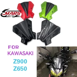For KAWASAKI NEW Z900 z900 Z650 z650 2020 2021 2022 Double Bubble Motorcycle Sports Windshield WindScreen Deflector Viser Visor